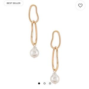 Ettika Pearl Drop Earrings - new with tags
